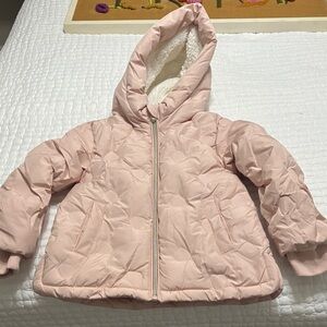 Rokka & Rolla White Quilted Jacket for Kids